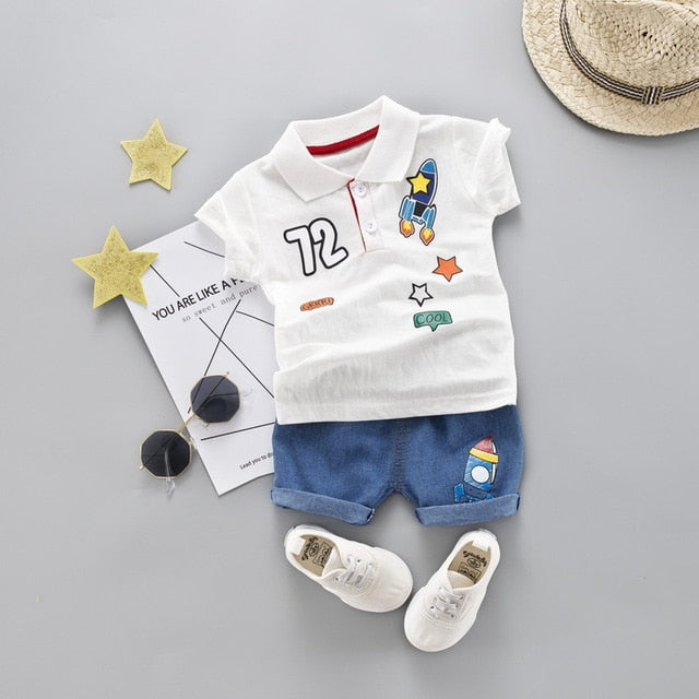 Baby Boy Fashion Summer Clothes Set