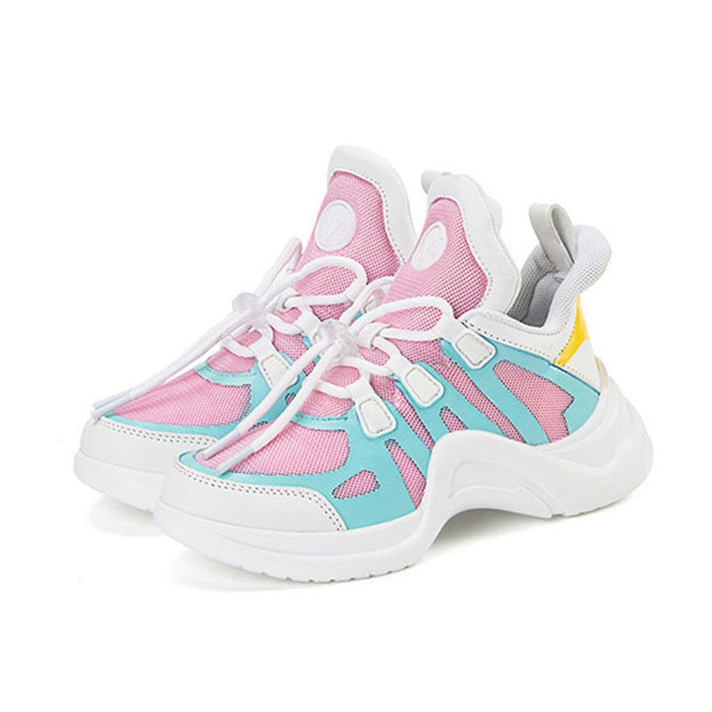 Trainers Girls White Sport Shoes
