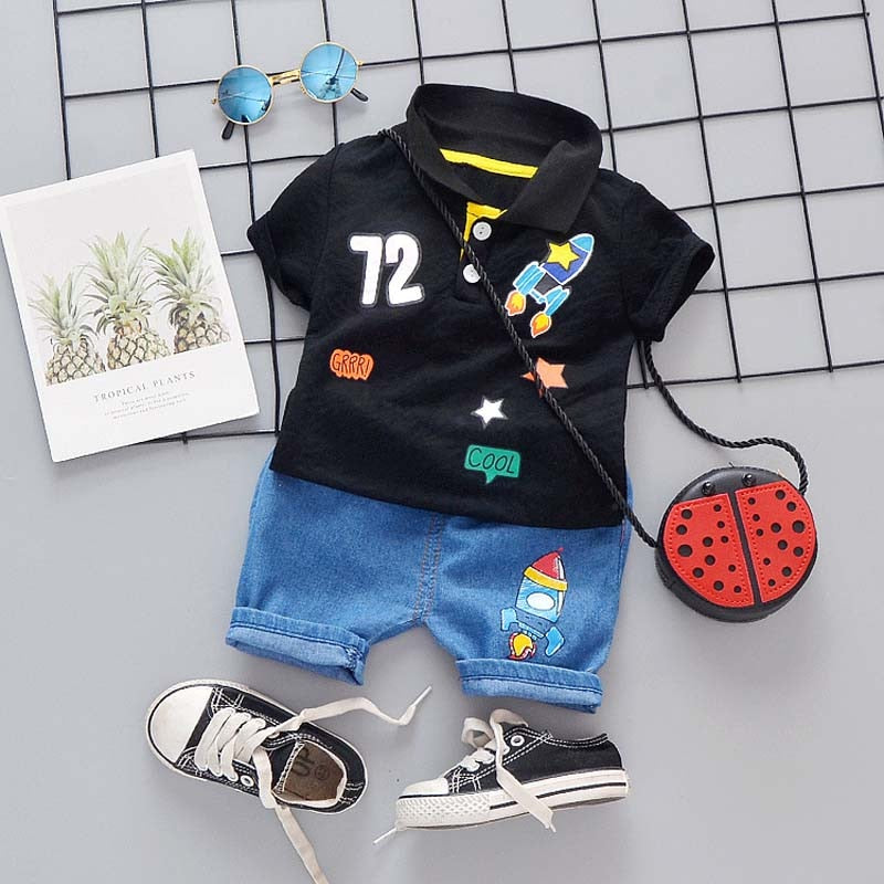 Baby Boy Fashion Summer Clothes Set