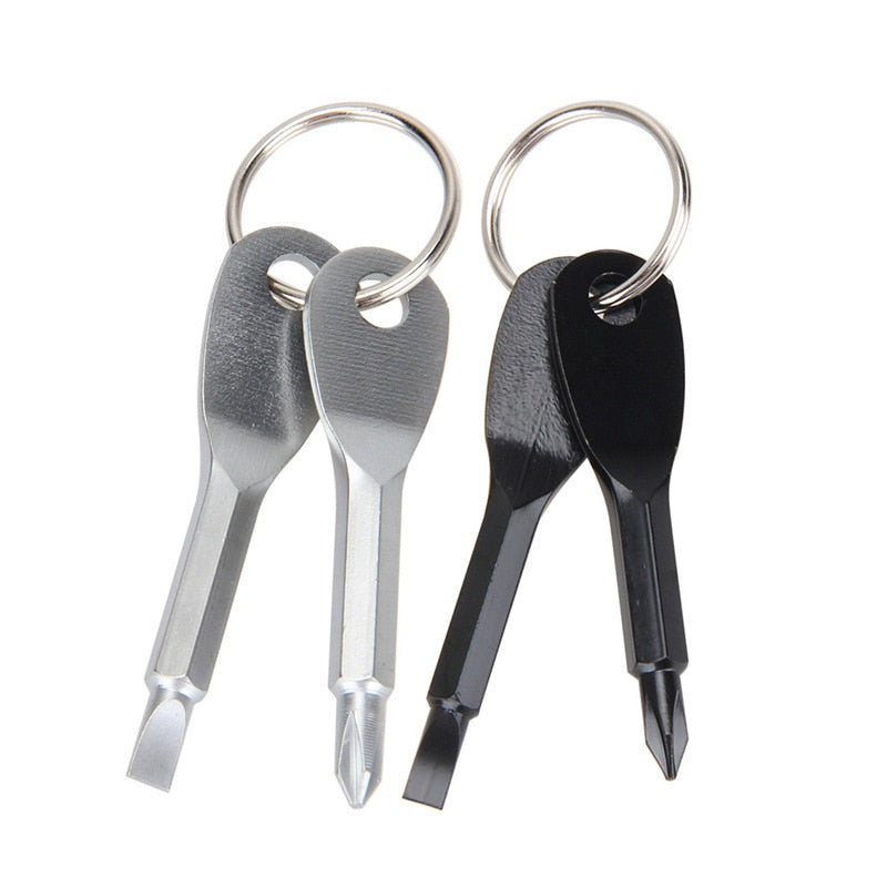 Slotted Screwdrivers Keychain